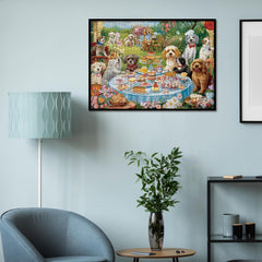 Picknickwelpen Puzzles 1000 Stücke