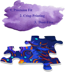 Lebendiger Zuckerschädelkunstpuzzle 1000 Stücke