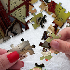 Poker chiot puzzle 1000 pièces