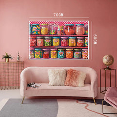 Zuckerbeschichtete lustige Puzzles 1000 Stücke