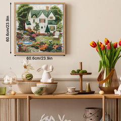 Embroidery Courtyard Jigsaw Puzzle 1000 Pieces