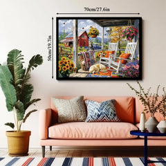 Lazy Day Cottage Jigsaw Puzzle 1000 Pieces