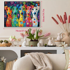 Bunte Hunde Puzzle 1000 Stücke