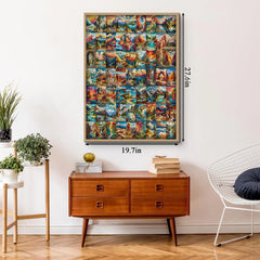 Woven National Parks Jigsaw Puzzle 1000 Pieces