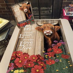 Die Kuh in der Scheunenpüßwinkel -Puzzle 1000 Stücke