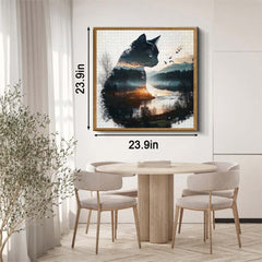 Tintenkatzen -Szene Puzzle 1000 Stücke