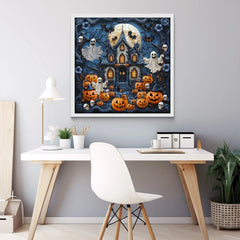 Pumpkin Ghost Parade Jigsaw Puzzle 1000 Pieces
