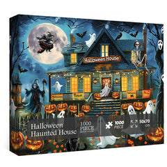 Halloween Haunted House Jigsaw Puzzle 1000 Stücke
