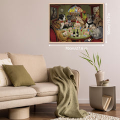 Poker chiot puzzle 1000 pièces