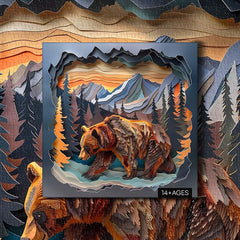 Puzzle de la puzzle de Bear's Journey 1000 pièces