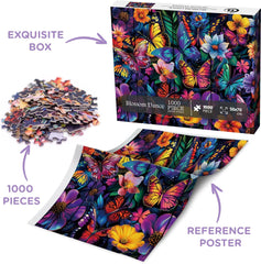 Blumenschmetterling Jigsaw Puzzle 1000 Stücke