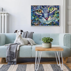 Buntglas Katze Puzzles 1000 Stücke