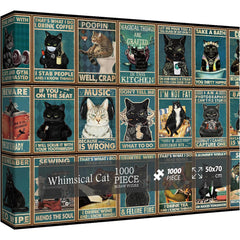 Cat fantaisiste puzzles 1000 pièces