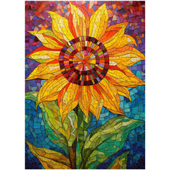 Mosaik Sonnenblumenpuzzle 1000 Stücke