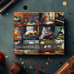 Cat vintage puzzles de puzzles 1000 pièces