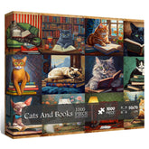 Cat vintage puzzles de puzzles 1000 pièces