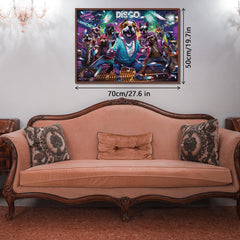 Disco -Hundesaw -Puzzle 1000 Stücke