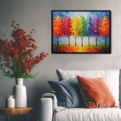 Buntes Baumprozzel -Puzzle 1000 Stücke