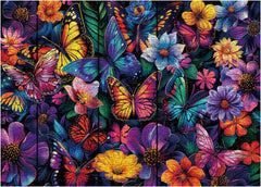 Blumenschmetterling Jigsaw Puzzle 1000 Stücke