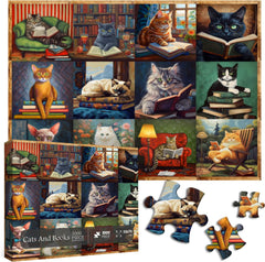 Cat vintage puzzles de puzzles 1000 pièces