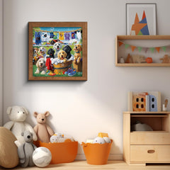 Freche Welpenpuzzle Rätsel 1000 Stücke