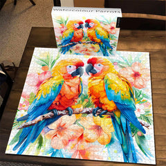 Aquarelle perroquets puzzle de puzzle 1000 pièces