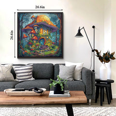 Puzzle de la maison de champignons fantaisistes 1000 pièces