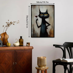 Tipsy Blackcat Jigsaw Puzzle 1000 Pieces