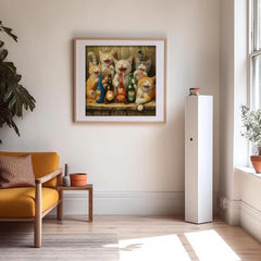 Happy Cat Wine Party Jigsaw Puzzles 1000 Pieces