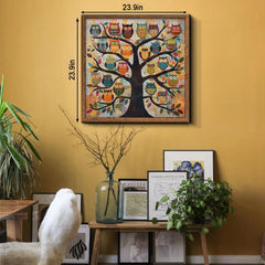 Colorful Owl Tree Jigsaw Puzzle 1000 Pieces