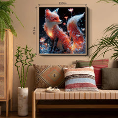 Crystal Fox Jigsaw Puzzle 1000 Pieces