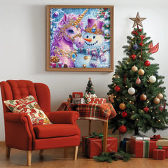 Snowman Unicorn Jigsaw Puzzle 1000 Pieces