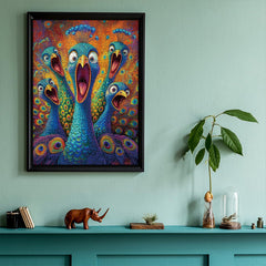Peacock Scream Puzzles Puzzles 1000 pièces