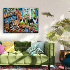 Grüne Whisker Puzzles 1000 Stücke