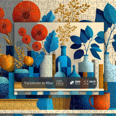 Variations de Blue Jigsaw Puzzle 1000 Pièces