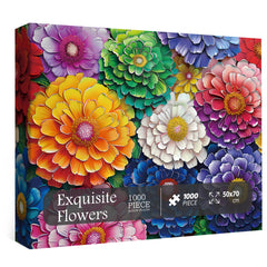 Exquisite Blumen Puzzle 1000 Stücke