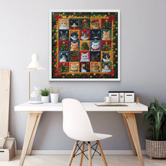 Chats de Noël puzzle 1000 pièces