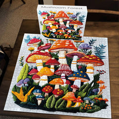Mushroom Forest Jigsaw Puzzle 1000 Pieces
