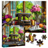 Points de puzzle de printemps 1000 pièces