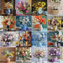 Flower Art Puzzle 1000 pièces