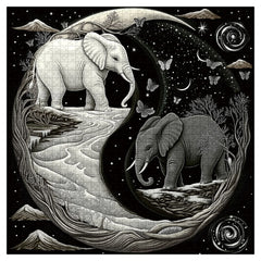 Elefants Reise Puzzle 1000 Stücke