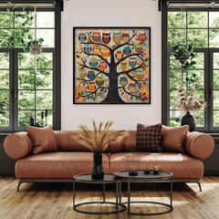 Colorful Owl Tree Jigsaw Puzzle 1000 Pieces