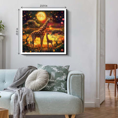 Giraffes Under Moonlight Jigsaw Puzzle 1000 Pieces