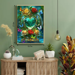 Crystal Heart Garden Jigsaw Puzzle 1000 Pieces