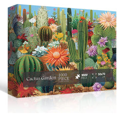 Cactus Flower Garden Puzzle 1000 pièces