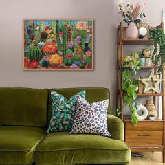 Cactus Flower Garden Puzzle 1000 pièces