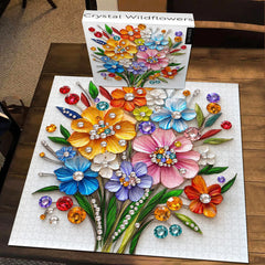 Crystal Wildflowers Puzzle 1000 pièces