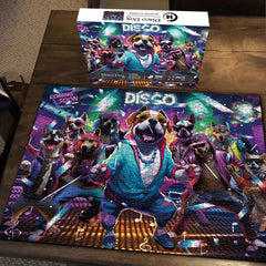 Disco -Hundesaw -Puzzle 1000 Stücke