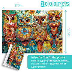 Owlet Quartett Puzzle 1000 Teile