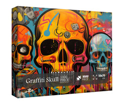 Graffiti -Schädel -Puzzle 1000 Stücke